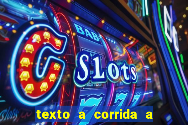 texto a corrida a lagarta lili